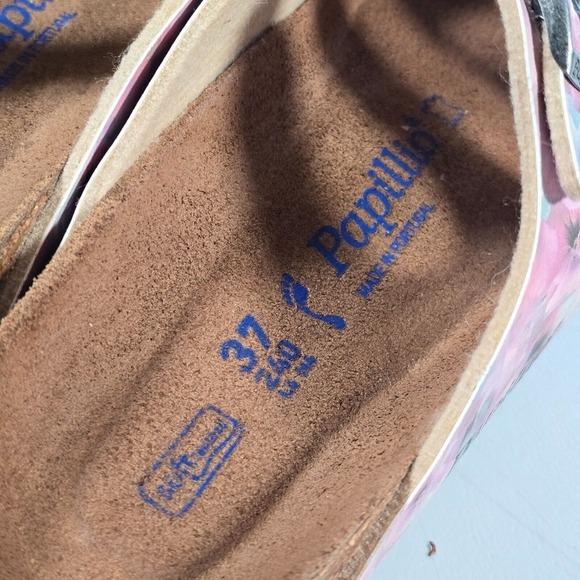 Birkenstock Papillio Florida Sandals Womens Size 37 Pixel‎ Rose Summer Slides - Picture 7 of 13